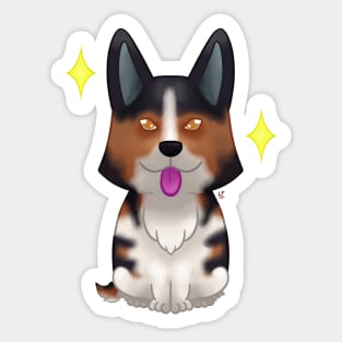 Corgi Pembroke sable Sticker